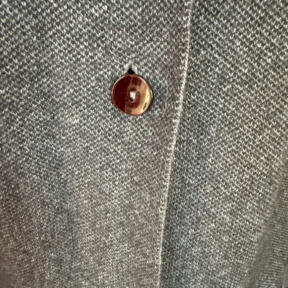 Benedetta B. black long sleeve collared soft blazer jacket women's size medium - Picture 7 of 11